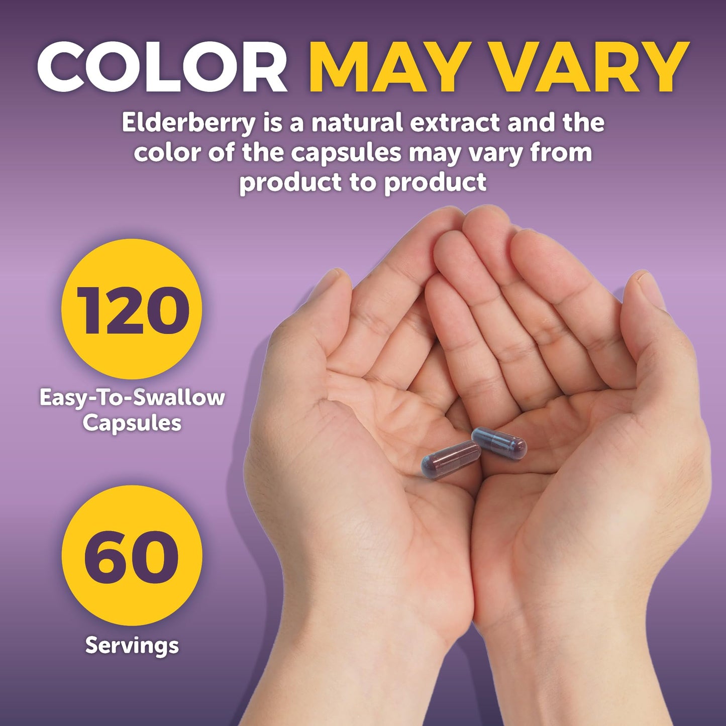 Viva Naturals Elderberry with Vitamin C and Zinc for Adults - 5 in 1 Sambucus Black Elderberry Capsules with Vitamin D3 5000 IU Immunity Supplement, Sambucus Elderberry Immune Support Supplement - Medaid International