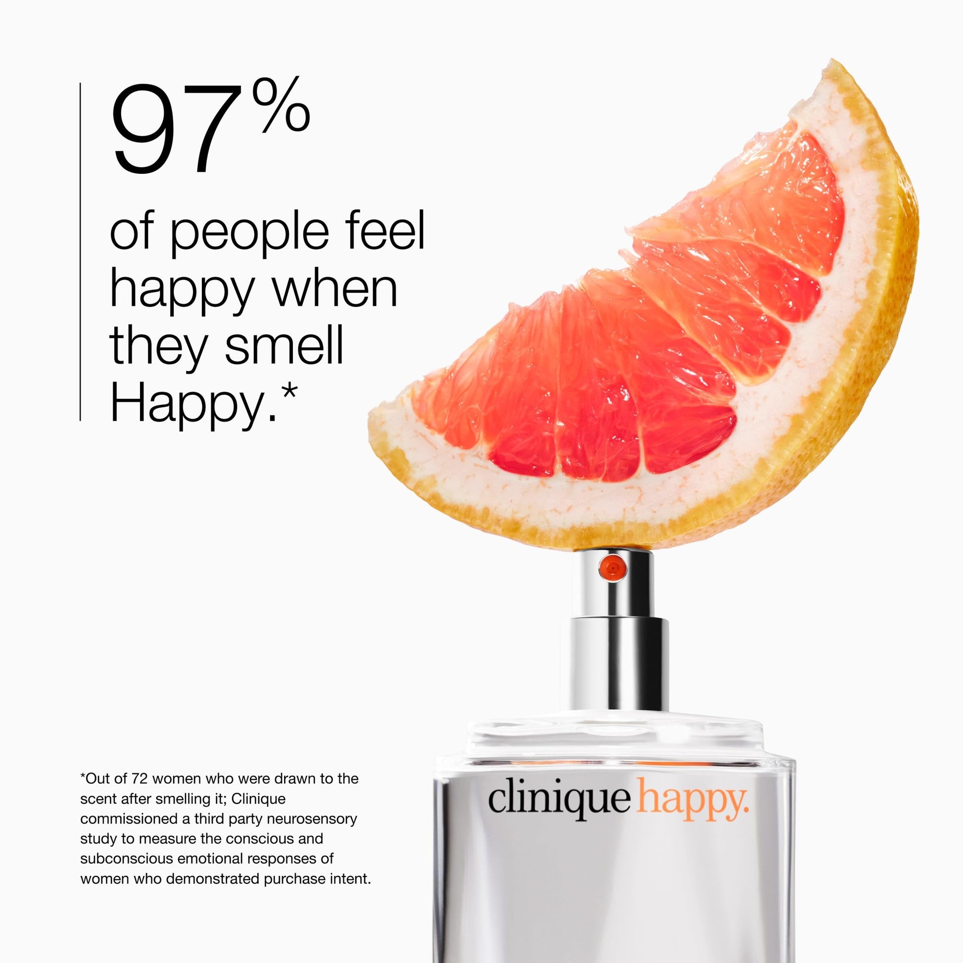 Clinique Happy Eau de Parfum Spray - Perfume For Women | Notes of Citrus-Bright + Floral-Fresh, 3.4 Fl Oz - Medaid International
