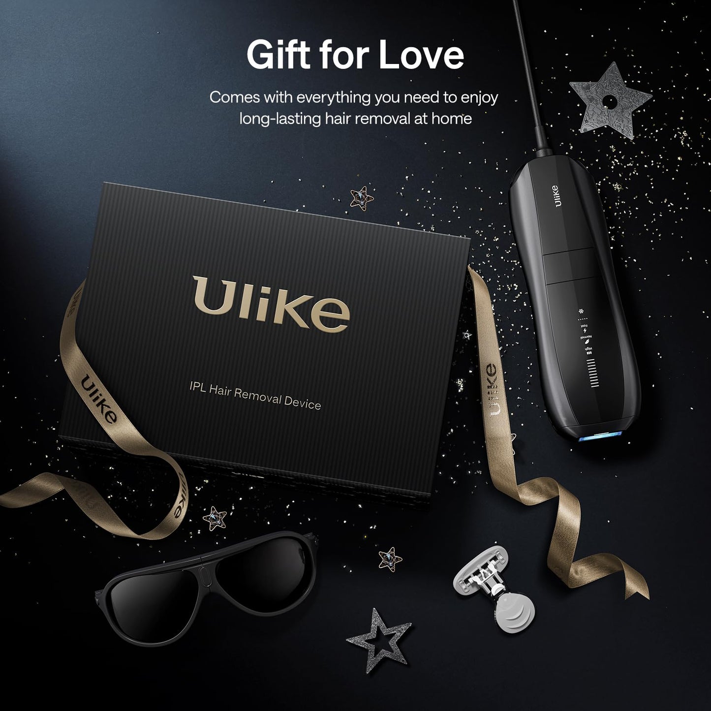 Ulike X IPL Hair Removal Device, Laser Hair Removal with Ice-Cooling, Dual Lights & Skin Senor for Nearly Painless & Long-Lasting Hair Removal, 3 Modes Tailored for Stubborn Hair, Gift for Smooth Skin - Medaid International