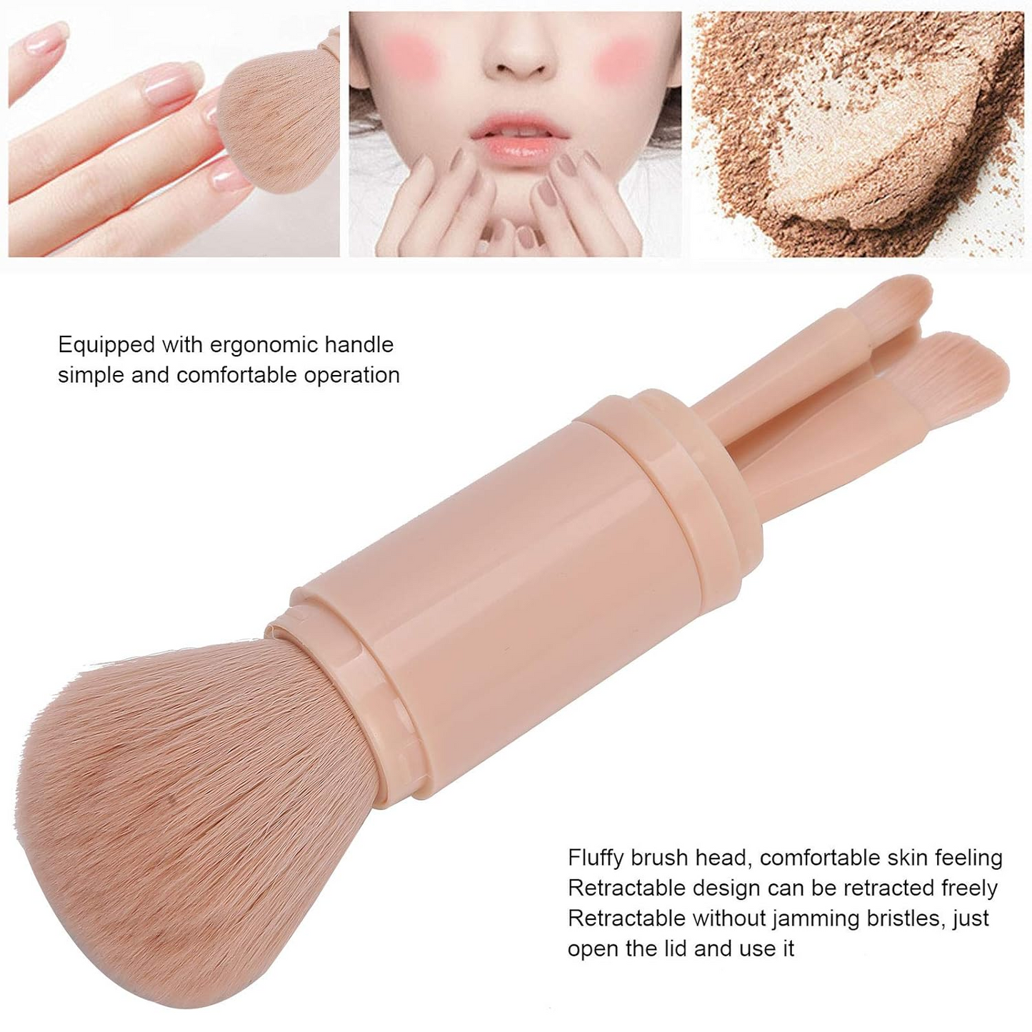 4-in-1 Portable Makeup Brush Set - Medaid International