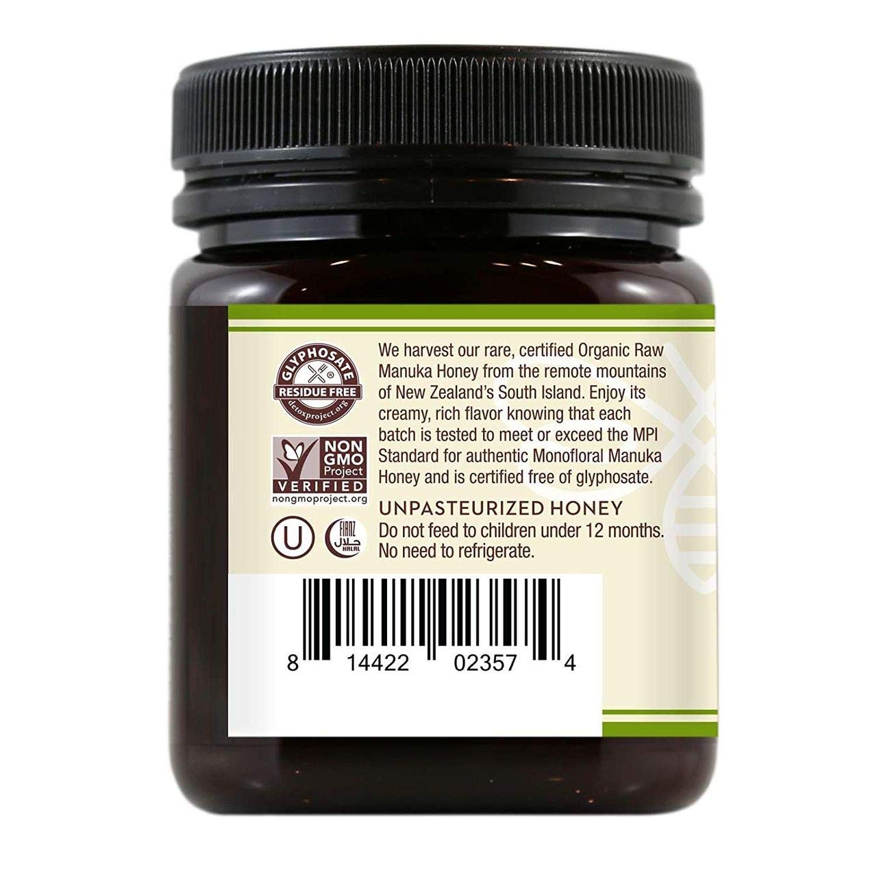 Wedderspoon Raw Organic Manuka Honey KFactor 16+, Unpasteurized, Organic KFactor 16, 8.8 Ounce - Medaid International
