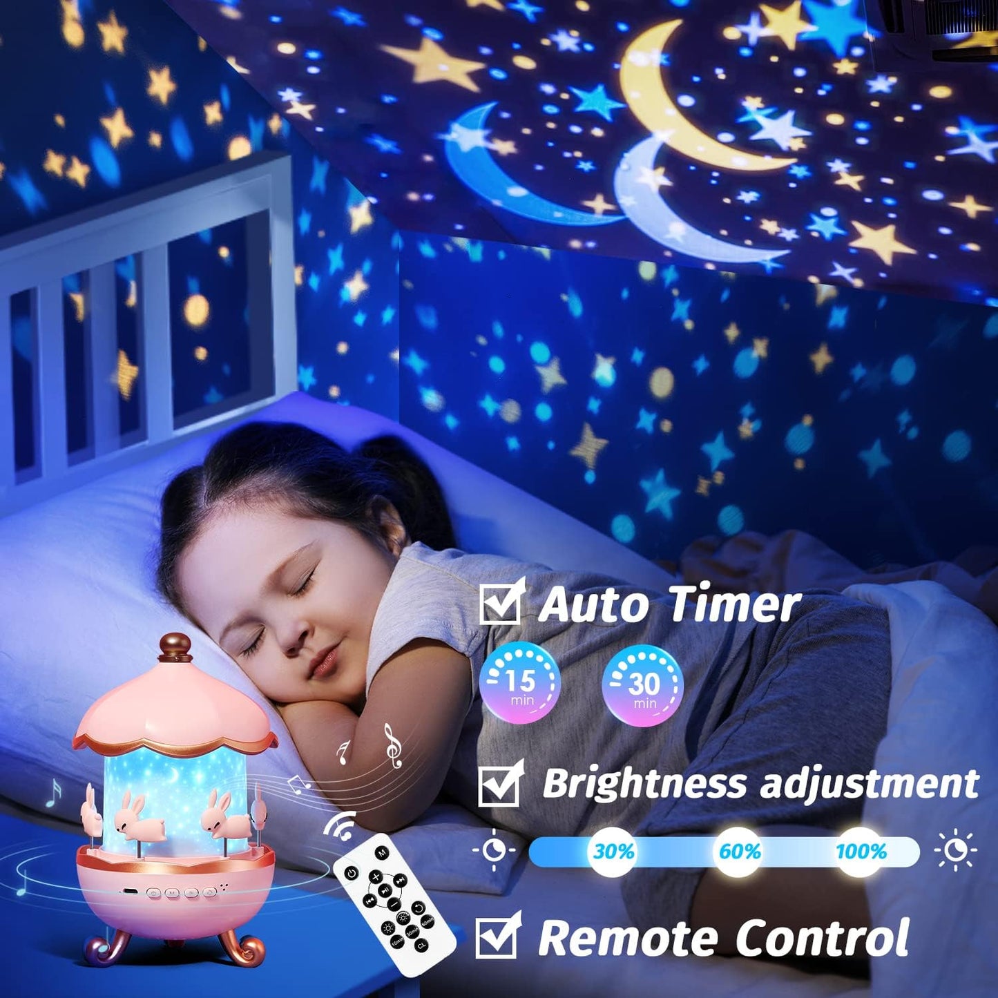 Star LED Projector Night Light - Medaid International