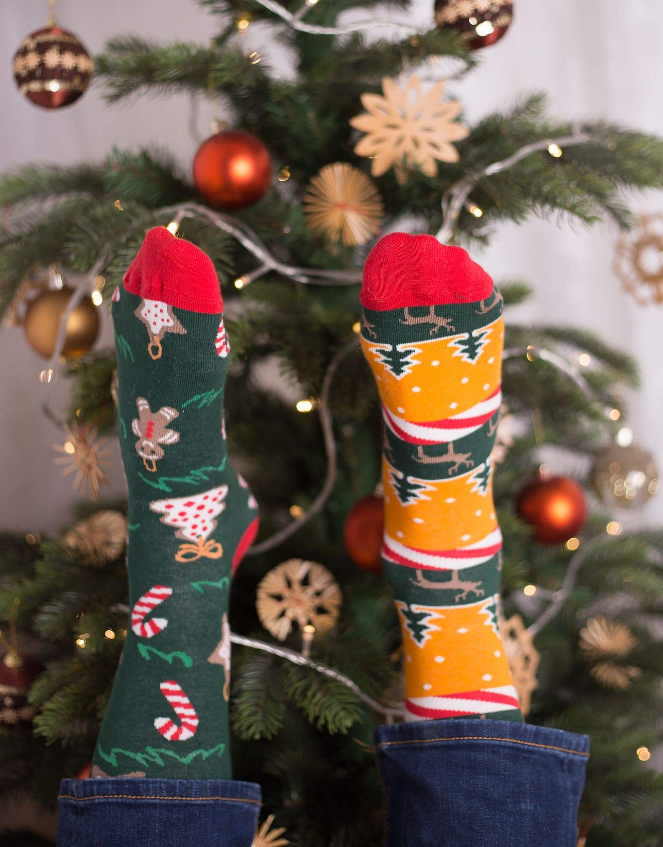TODO Christmas Socks Women Men Funny Chistmas Gift Socks - Christmas Tree Socks (Xmas Time, 39) - Medaid International