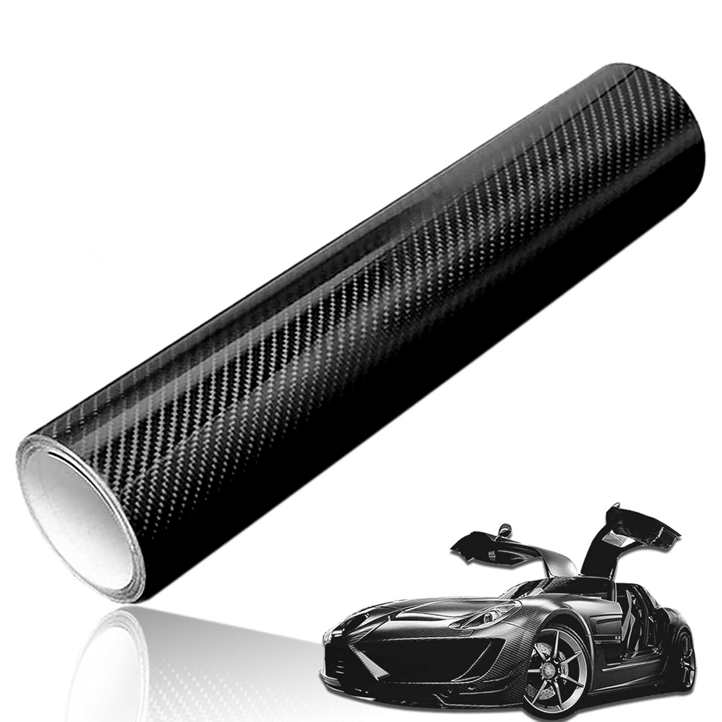 7D Carbon Fiber Vinyl Wrap, Self Adhesive Film, Waterproof Wrap Roll - Medaid International