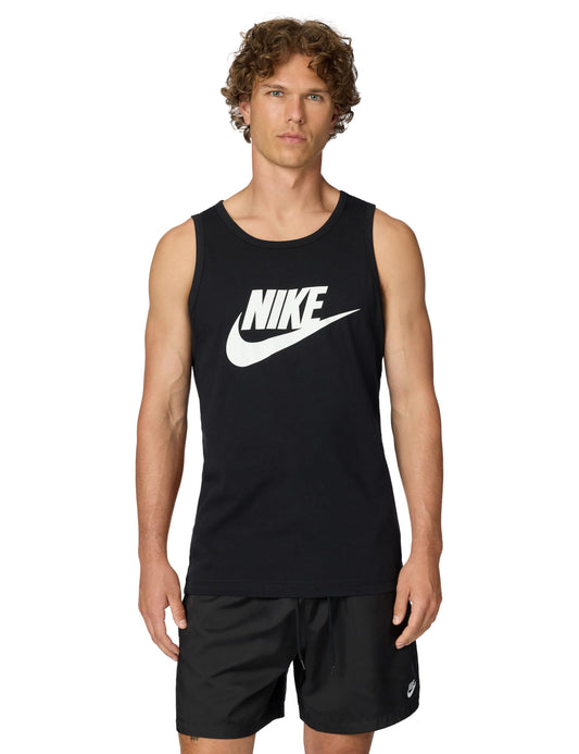 Nike Men's Sportswear Tank, Black/White, Large - Medaid International