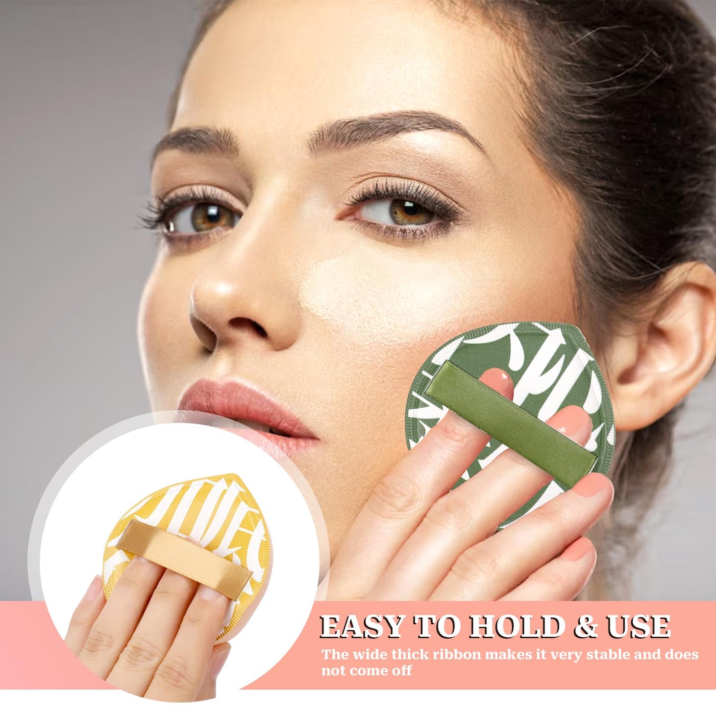 4 Pcs Korean Makeup Sponge Puff for Foundation Concealer and Powder Teardrop Setting Powder Puff Makeup Cushion Puff Foundation Sponge Blender Sponge for Liquid, Cream, and Powder (Large Size) - Medaid International