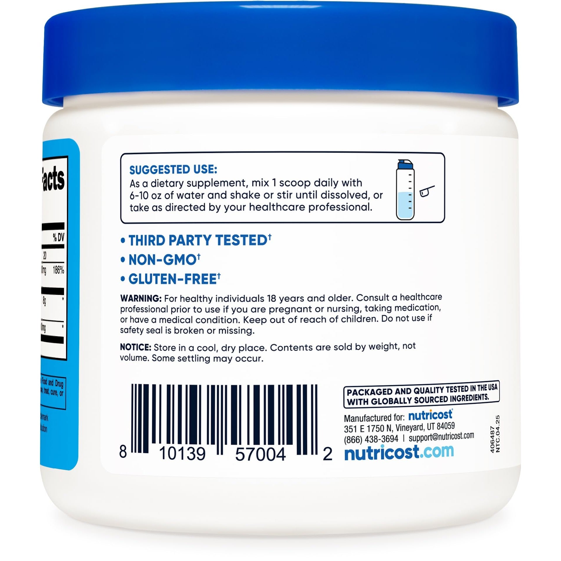 Nutricost Magnesium BHB Salts (250 Grams, Unflavored) - Exogenous Ketone Supplement, 6.5g Beta-Hydroxybutyrate Per Serving - Medaid International