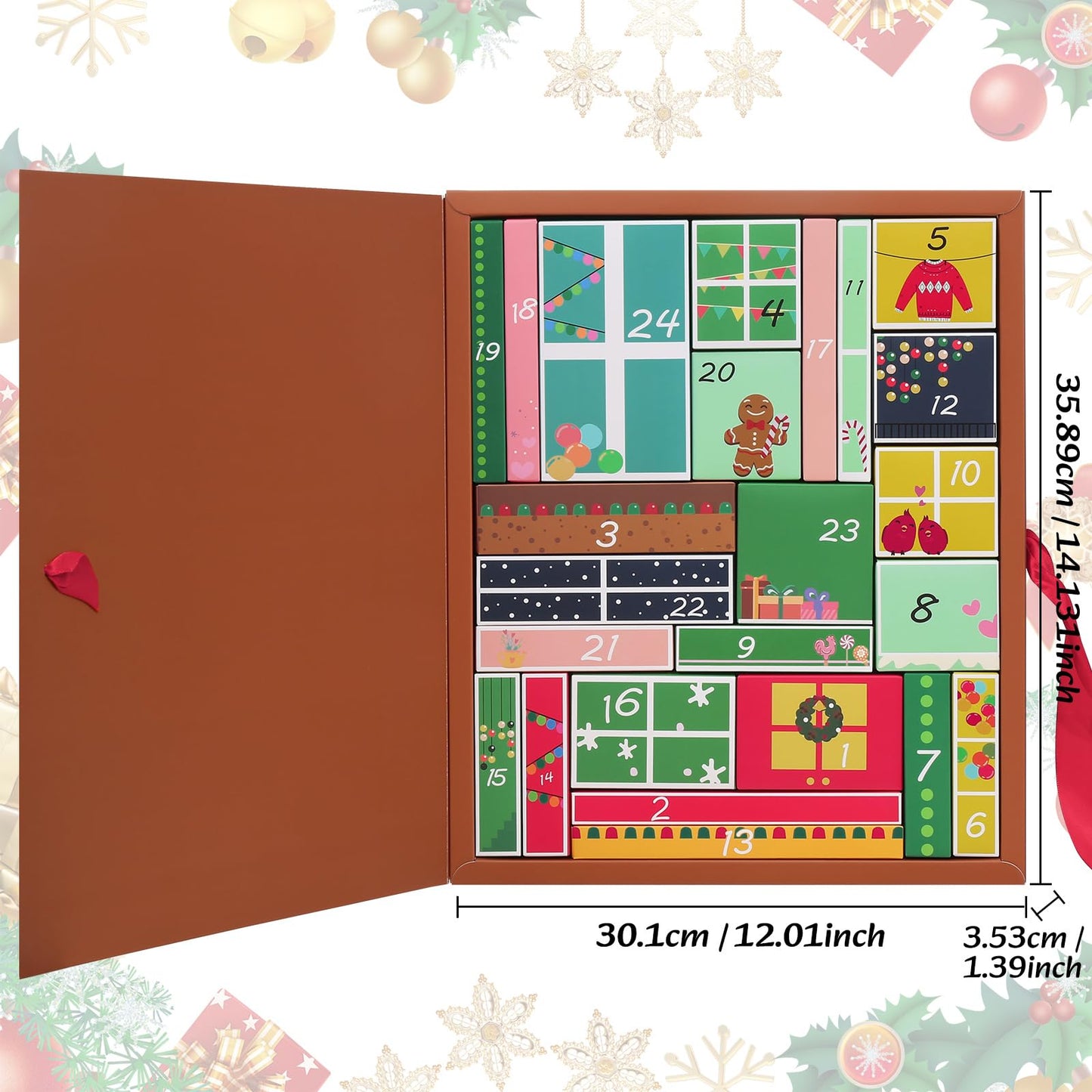 Makeup Advent Calendar 2025, 24 Days Christmas Gift Makeup Sets For Women, UCANBE 2025 Xmas Countdown Calendar Full Makeup Kits Beauty Makeup & Cosmetic For Teens, Girls Gift - Medaid International