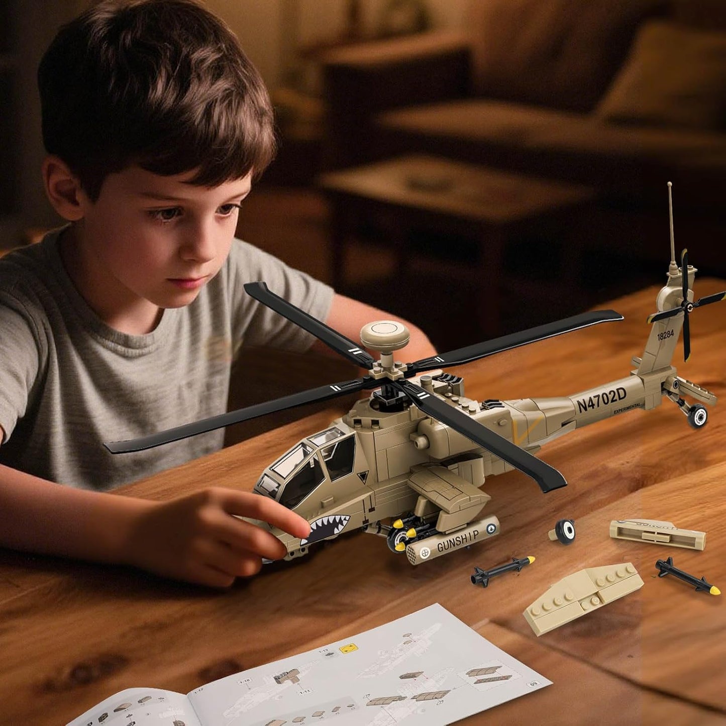 Military Helicopter 3D Puzzle - Medaid International