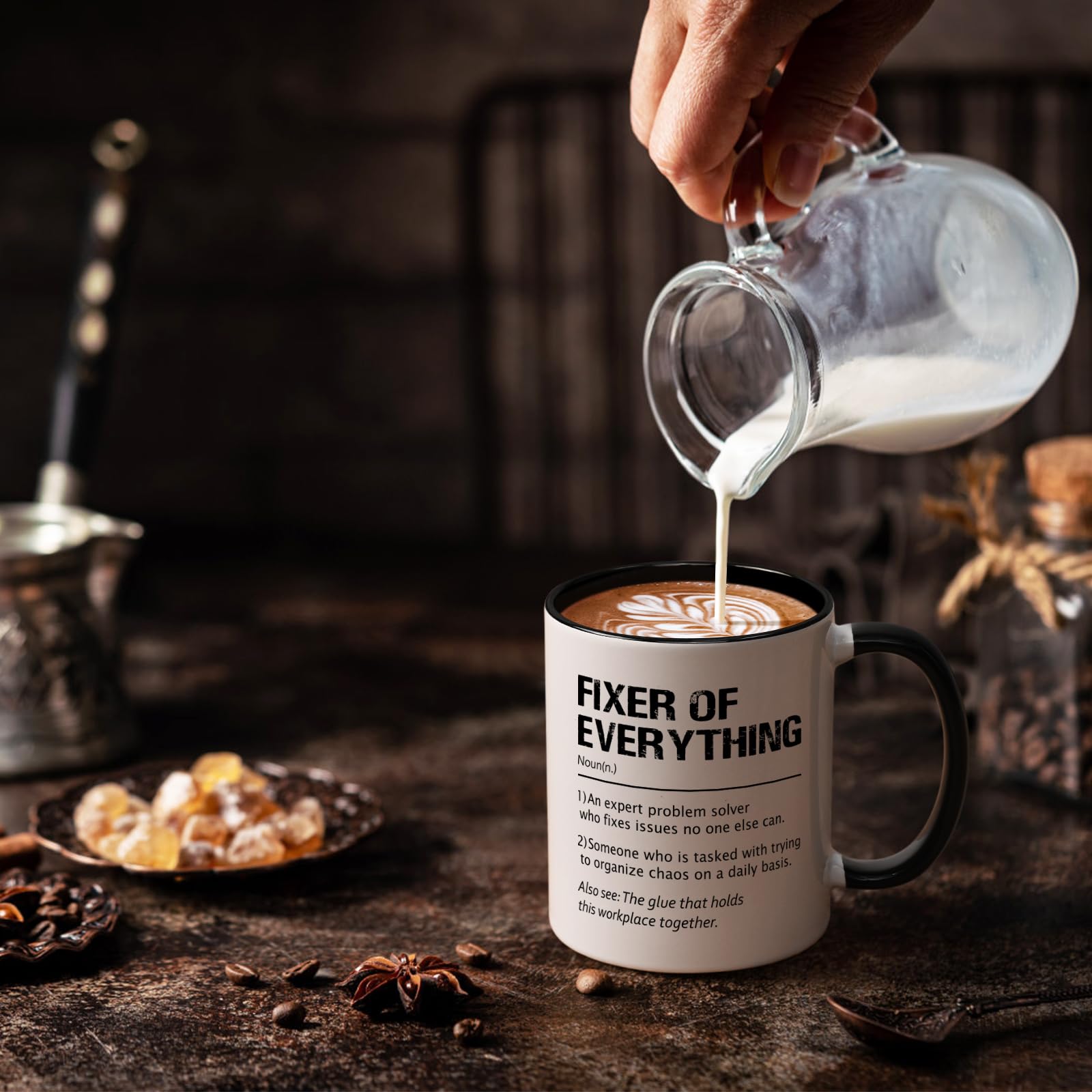 YHRJWN Fixer of Everything Mug - 11 Oz, Perfect Boss Christmas or Birthday Gift for Coworkers - Medaid International