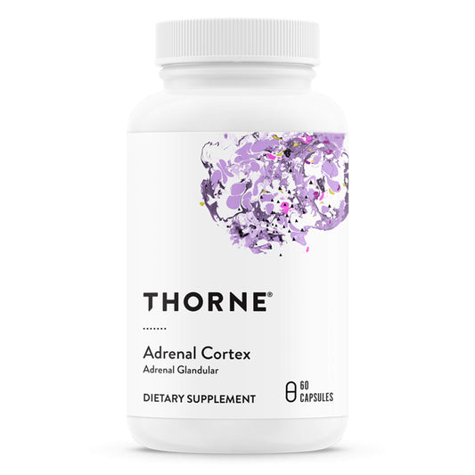 THORNE - Adrenal Cortex - Supplement for Cortisol Management - Support Healthy Adrenal Gland Function, Immune System, Stress Management, Fatigue & Metabolism* - 60 Capsules - Medaid International