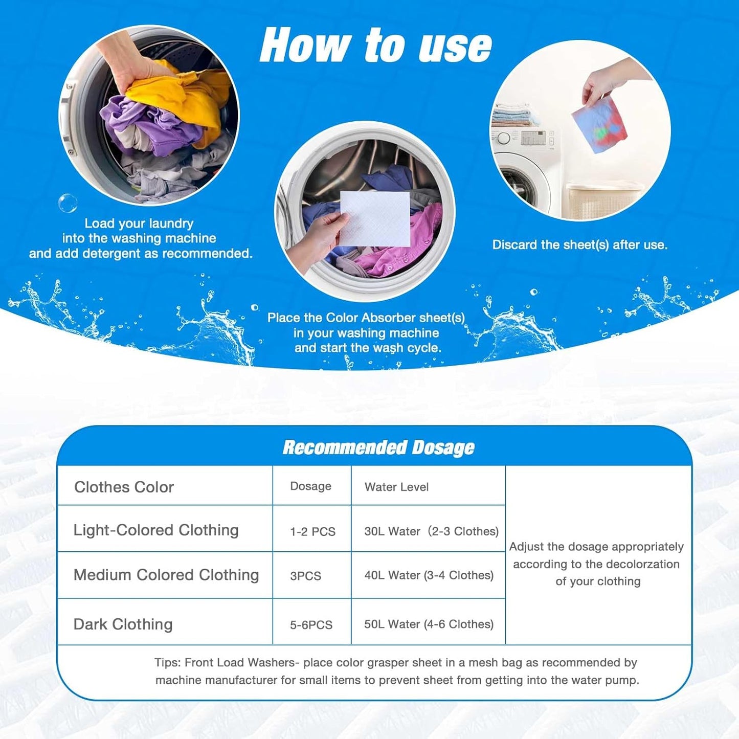 Laundry Color Catcher (50 pieces) - Medaid International