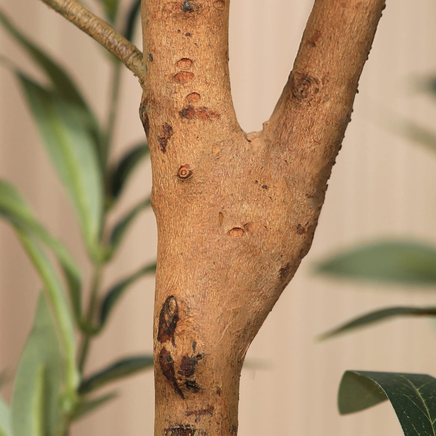 Kazeila Artificial Olive Tree 5FT Tall Faux Silk Plant for Home Office Decor Indoor Fake Potted Tree with Natural Wood Trunk and Lifelike Fruits - Medaid International