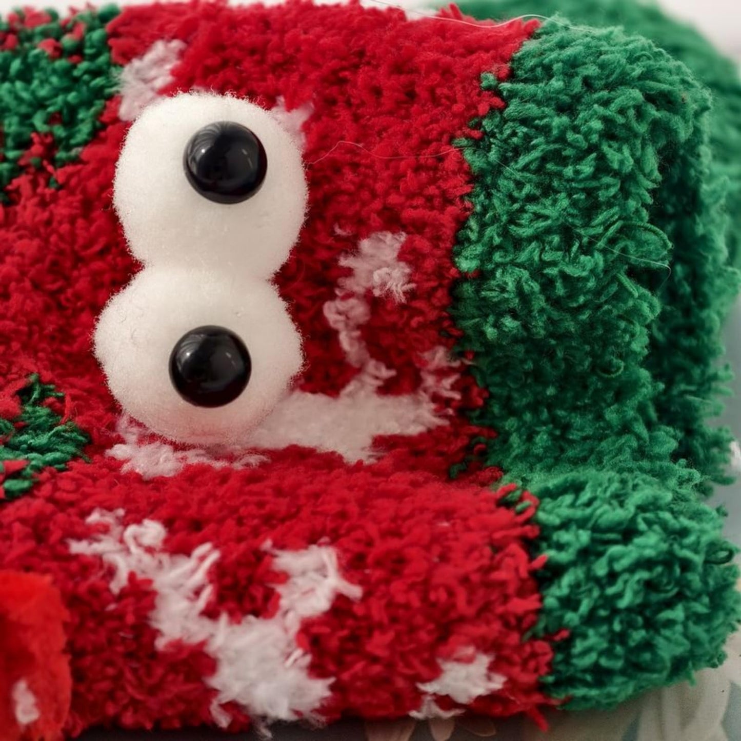 Women’s Christmas Coral Fleece Socks - Thick & Warm, Cute Holding-Hand Cartoon Crew Socks | Cozy for Sleep & Home Use - Medaid International