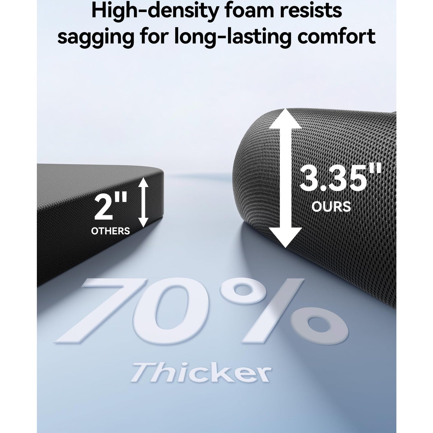 SIHOO M18 Ergonomic Office Chair for Big and Tall People Adjustable Headrest with 2D Armrest Lumbar Support and PU Wheels Swivel Tilt Function Black - Medaid International