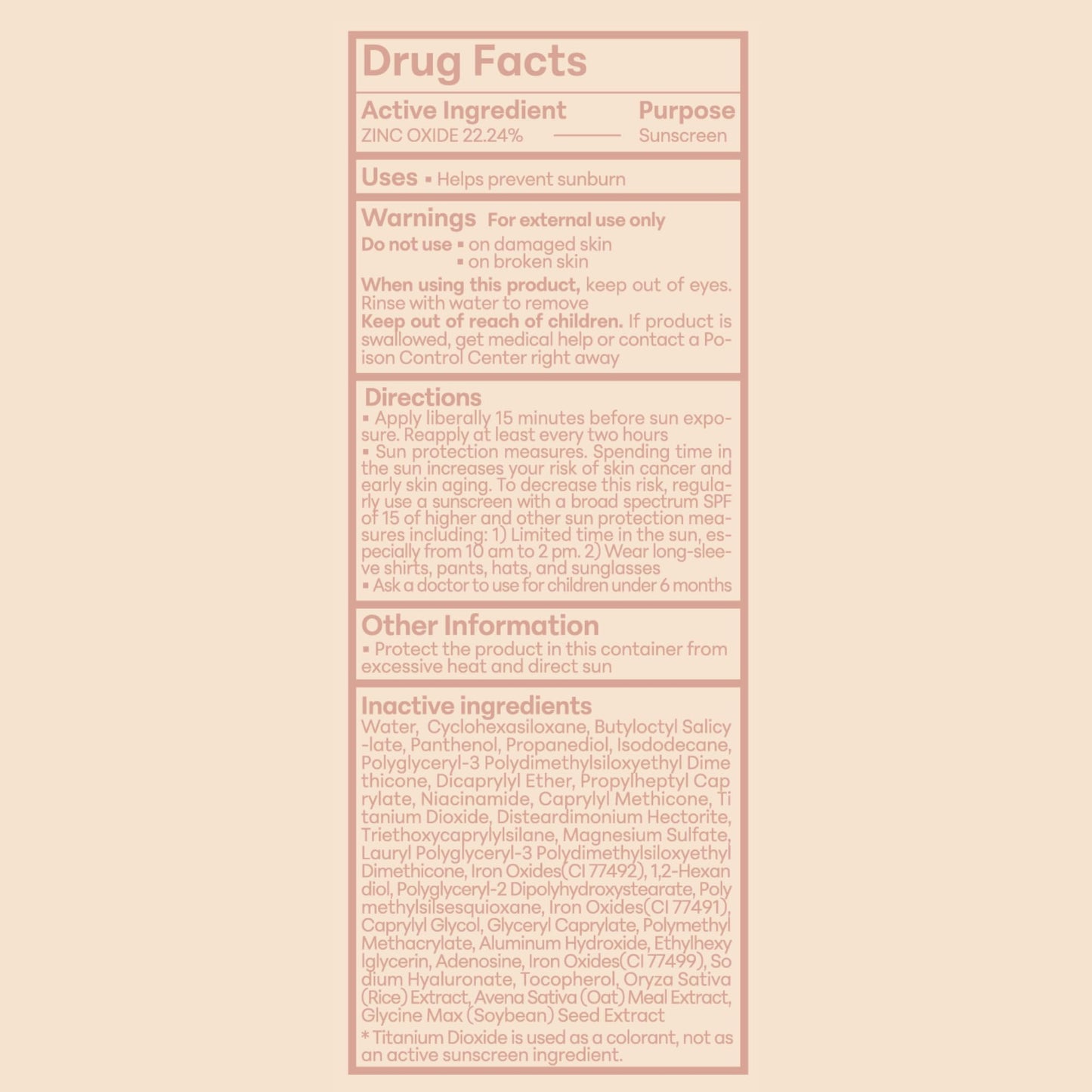 THANKYOU FARMER Sun Project Rice Tinted Mineral Sunscreen SPF40 Broad Spectrum - Korean Face Sunscreen with Zinc Oxide - Tinted SPF with No White Cast, Dermatologist-Tested - 1.69 fl oz - Medaid International