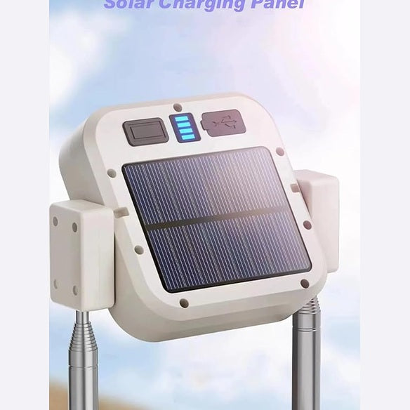 كشاف تلسكوبي قابل للشحن بالطاقة الشمسية – قوي، محمول، ومضاد للماء