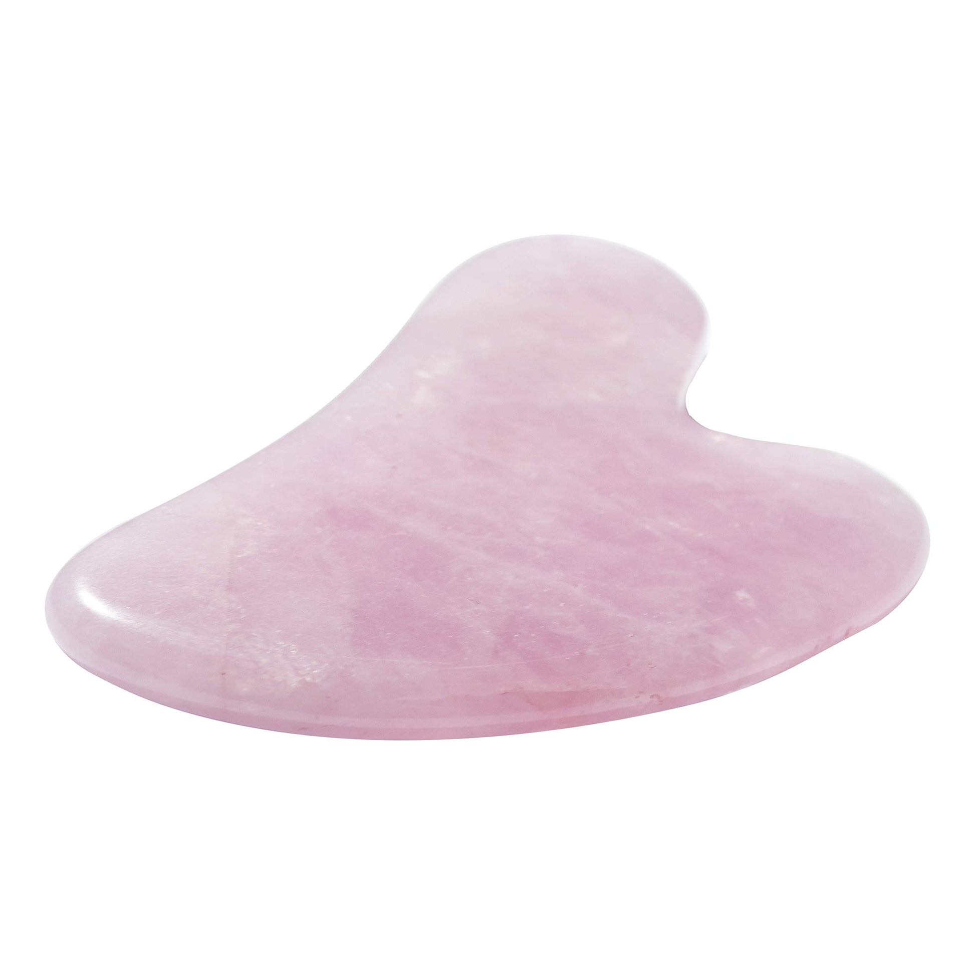 Guasha Scraping Massage Tool – Rose Quartz Gua Sha Board - Traditional Scraper Tool for Anti-Aging - 100% Natural Pink Quartz Stone Guasha - Gasha Massage Stones by Sandine - Medaid International