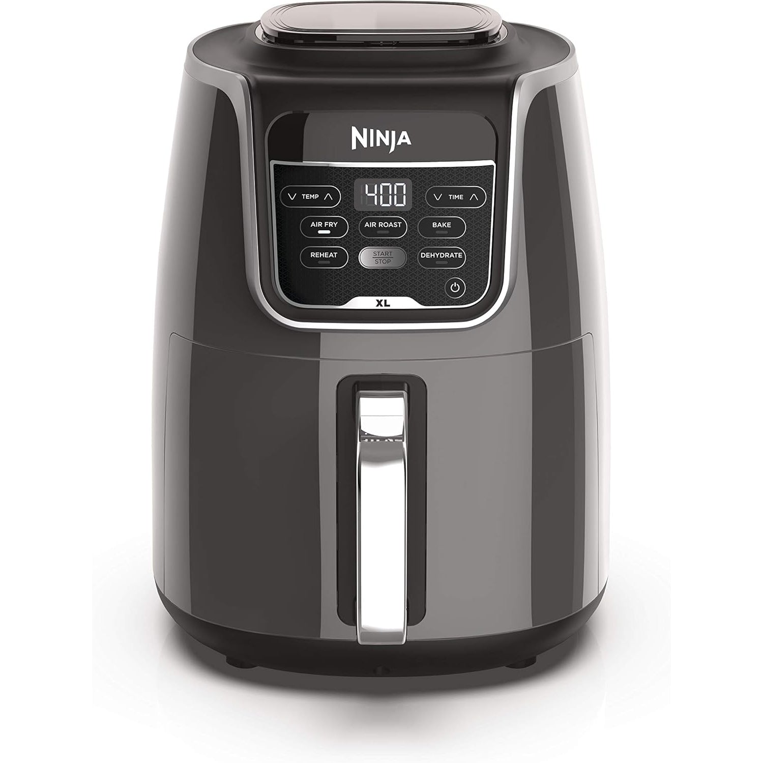 Ninja Air Fryer, Roast, Bake, Air Fry, Roast, Broil, Reheats, & Dehydrates, 4-in-1, Fries, Frozen Food, Veggies, and Juicy Meat, Less Oil, Easy Meals, Healthy Meals, Compact, 4 QT, Grey, AF101 - Medaid - Lebanon