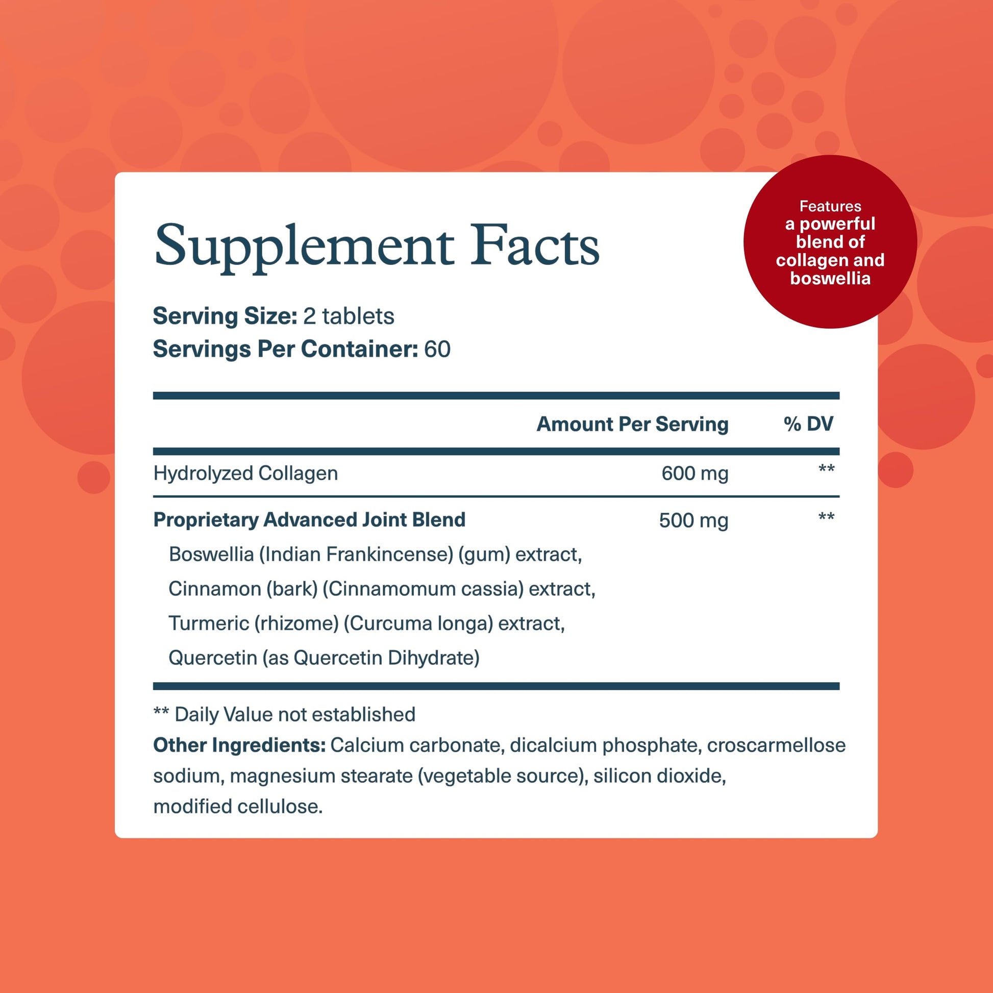 Youtheory Joint Collagen Advanced - Hair, Nail, Bone, Muscle & Joint Support* - Collagen for Women & Men - with 18 Amino Acids, Boswellia Extract, Turmeric & Quercetin - 120 Tablets (60-Day Supply) - Medaid International