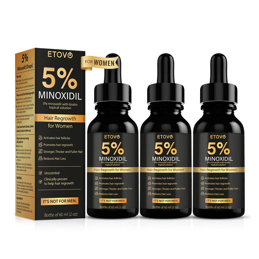 5% Minoxidil for Women Hair Growth Serum Topical Minoxidil Hair Regrowth Thicker Prevent Hair Loss for Thickening Longer Fuller - Medaid International
