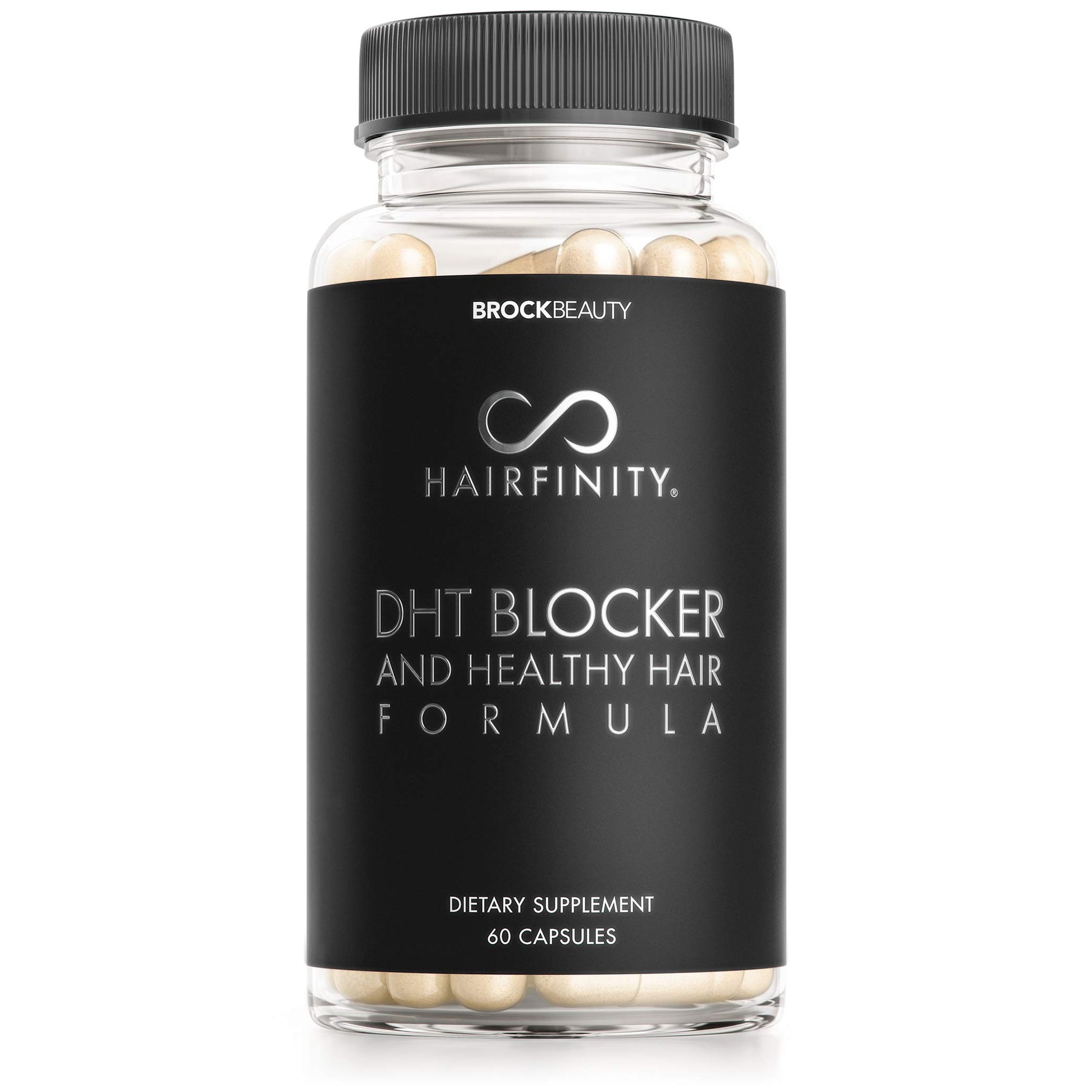 Hairfinity DHT Blocker and Healthy Hair Formula - Growth Supplement with Saw Palmetto, Biotin, and Vitamins to Stop Hair Loss and Regrow Hair - Vegan (60 Veggie-Capsules) - Medaid International