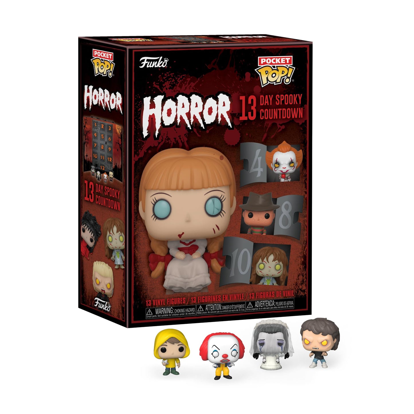 Funko Pop! Advent Calendar: Spooky - Annabelle - 13 Days of Surprises - Collectable Vinyl Mini Figures - Mystery Box - Gift Idea - Holiday Present for Girls, Boys & Kids - Christmas Countdown - Medaid International