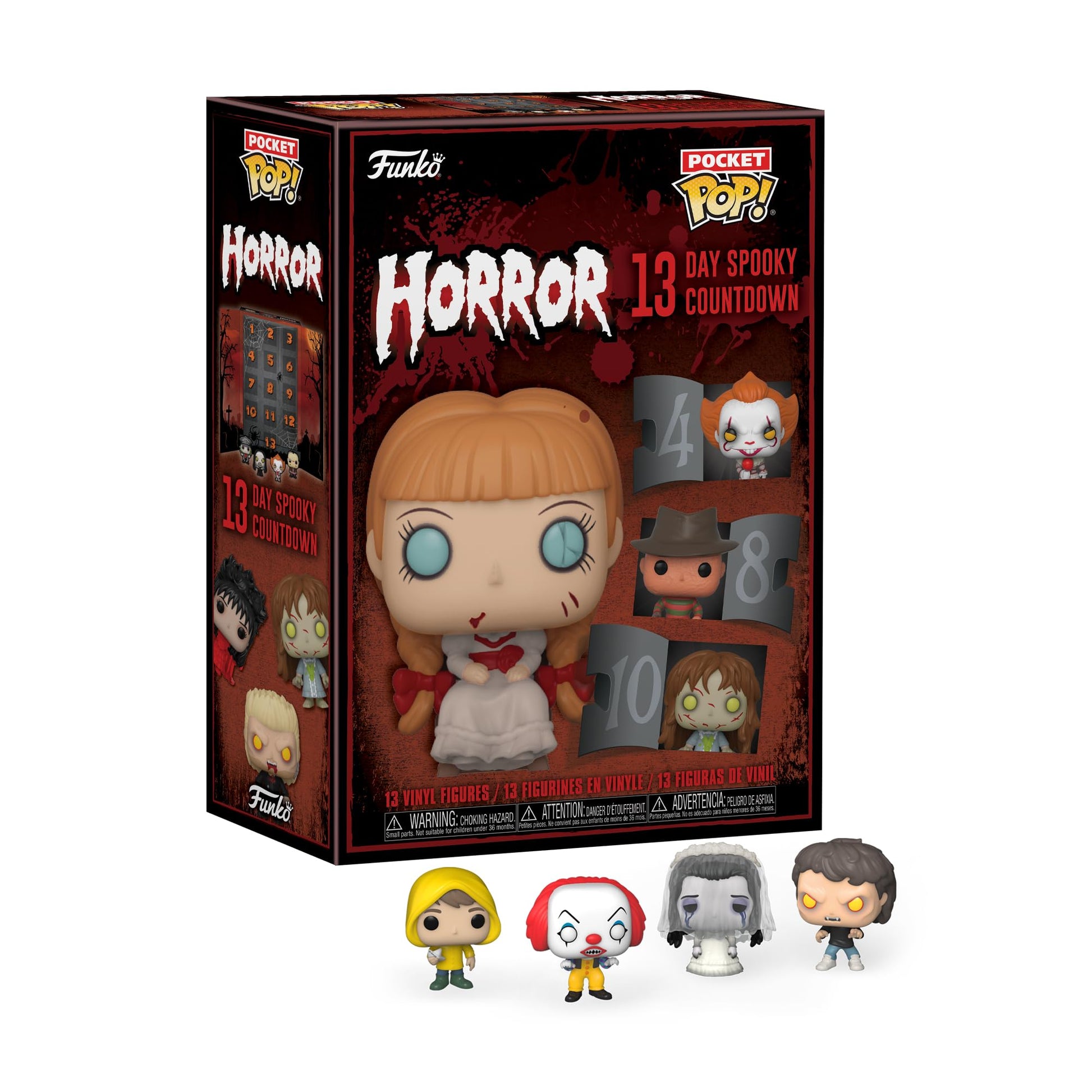 Funko Pop! Advent Calendar: Spooky - Annabelle - 13 Days of Surprises - Collectable Vinyl Mini Figures - Mystery Box - Gift Idea - Holiday Present for Girls, Boys & Kids - Christmas Countdown - Medaid International