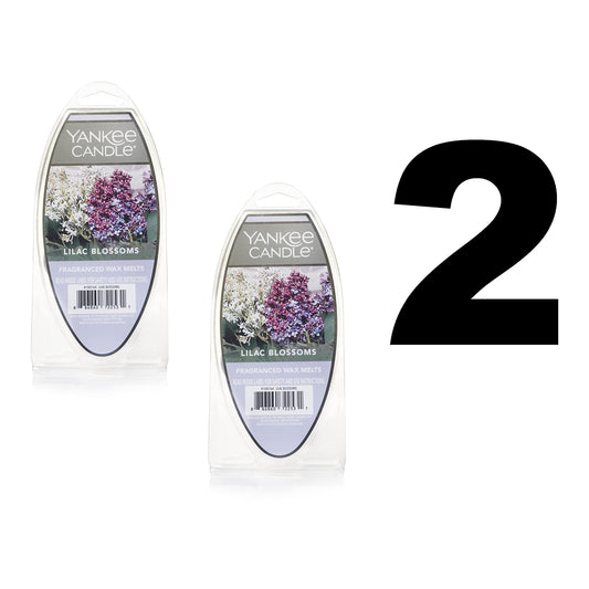 Yankee Candle Lilac Blossoms Fragranced Wax Melts 2 Units (NET WT 2.6 OZ | 75g Each) - Medaid International