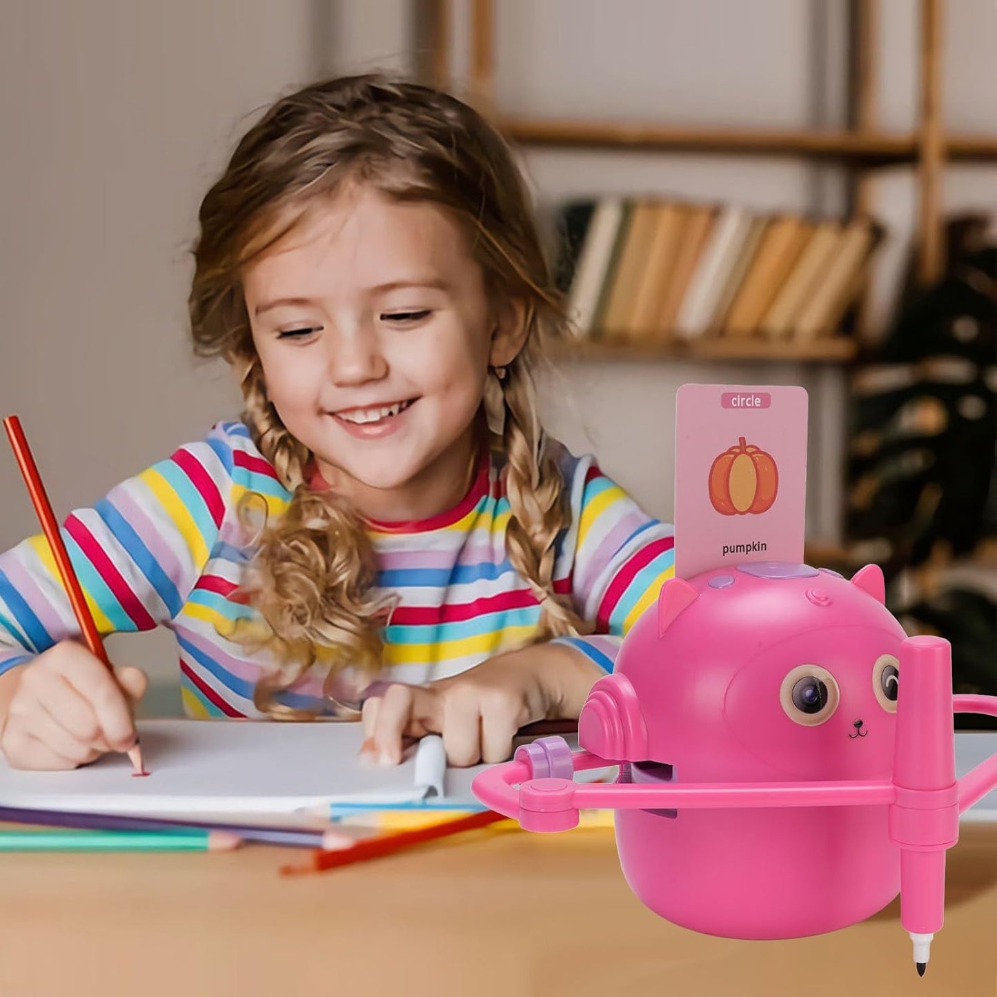 Smart Drawing Robot with 100 Learning Word Cards - Medaid International