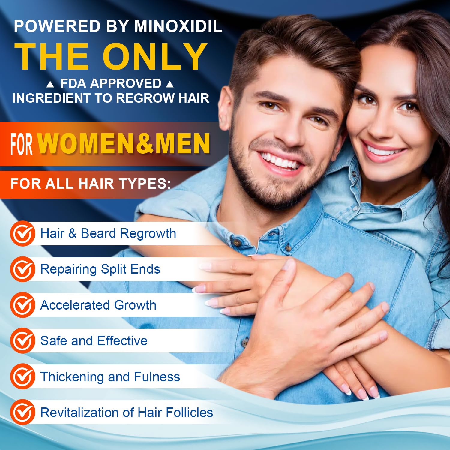 Minoxidil for Men and Women Hair Growth - 5% Minoxidil Hair Growth Serum for Men to Regrow Fuller, Thicker Hair & Beard - Minoxidil for Women Hair Growth- Improves Appearance of Thinning Hair 2 FL OZ - Medaid International