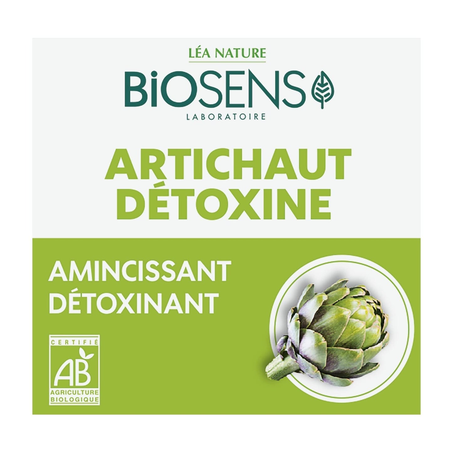 Biosens - Gélule végétale Artichaut détoxine - Amincissant, Détoxinant - Certifié Bio AB Vegan - Fabriqué en France - Programme de 16 jours - 48 gélules (Lot de 2) - Medaid International