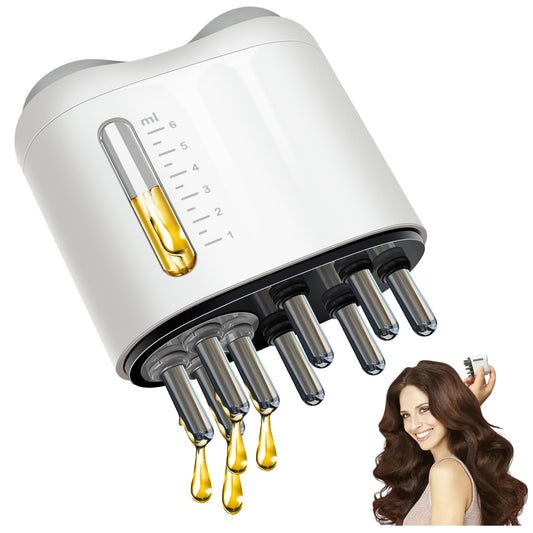 Pawfan Minoxidil Applicator, Hair Oiling Applicator, Root Comb Applicator，Scalp Oil Dispenser, 2-in-1 Hair Growth Oil Applicator and Scalp Massager for Hair Treatment and Growth - Medaid International
