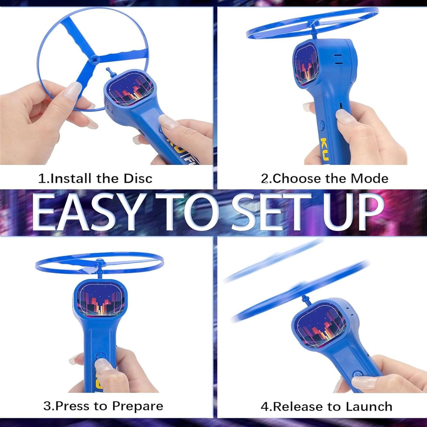 Electric Disc Launcher Luminous - Medaid International