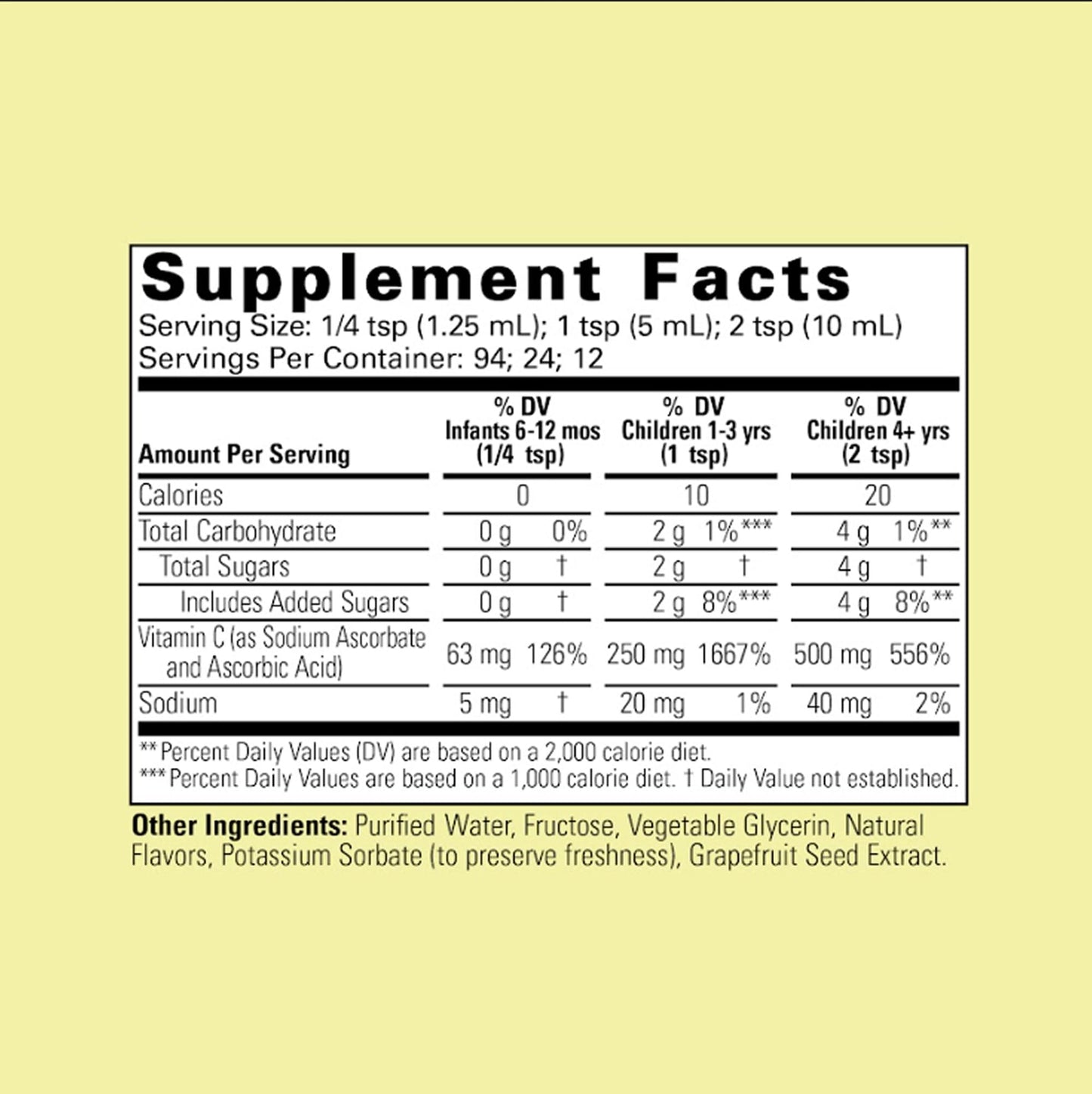 CHILDLIFE ESSENTIALS Liquid Vitamin C - Pure Vitamin C Liquid Supplement for Kids, Toddlers, & Babies, Immune System Support, Natural Orange Flavor, 4 Fl Oz (Pack of 1) - Medaid International