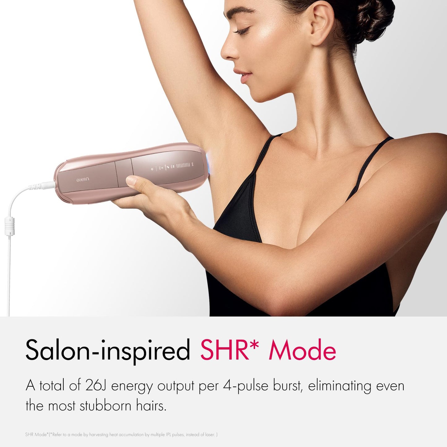 Ulike Laser Hair Removal Air 10 IPL Holiday Gift for Women and Men, 65°F Ice-Cooling Contact, Dual Lights, Skin Sensor & USHR Mode* for Nearly Painless, Effective & Long-Lasting Hair Removal from Home - Medaid International