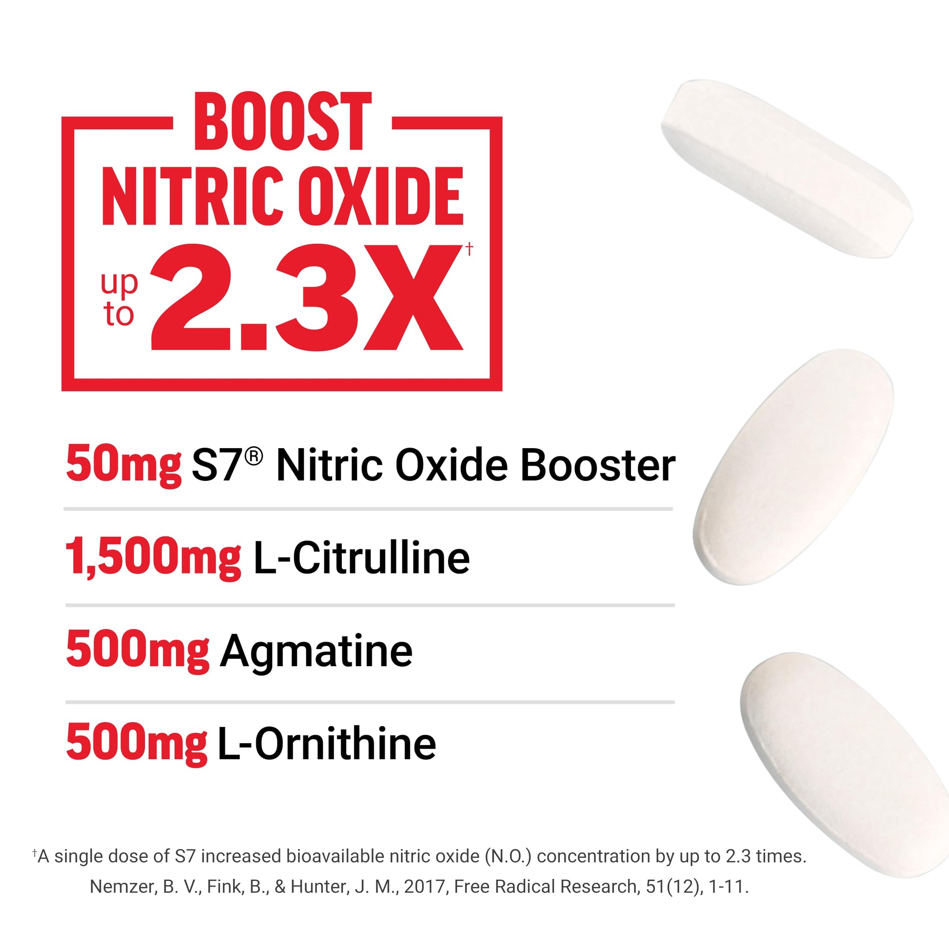 Force Factor Score! Hardcore Nitric Oxide Booster Supplement for Men with L-Citrulline, Yohimbe, Black Maca & B Vitamins to Increase Stamina, and Maximize Physical Performance, 120 Tablets - Medaid International