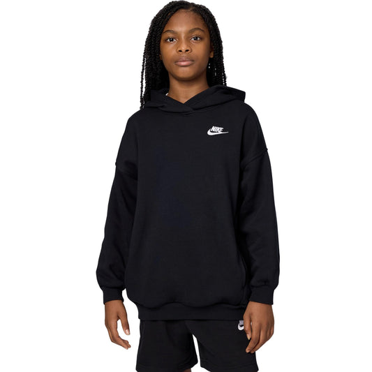 Nike Girls' Big Kids Sportswear Club, Black/White - Medaid International