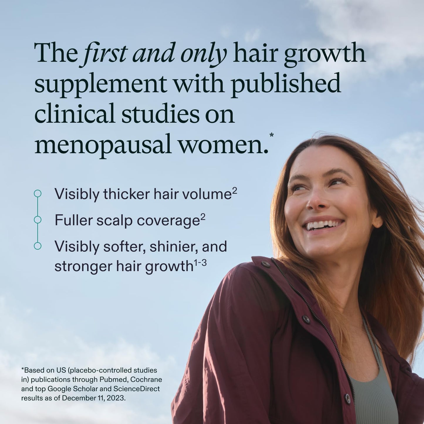 Nutrafol Women's Balance Hair Growth Supplements, Ages 45 and Up, Clinically Proven for Visibly Thicker Hair and Scalp Coverage in 3-6 Months, Dermatologist Recommended - 1 Month Supply Refill Pouch - Medaid International
