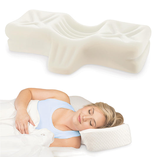 Therapeutica Cervical Orthopedic Foam Pillow – Back and Side Sleeping, Firm - Large - Medaid International