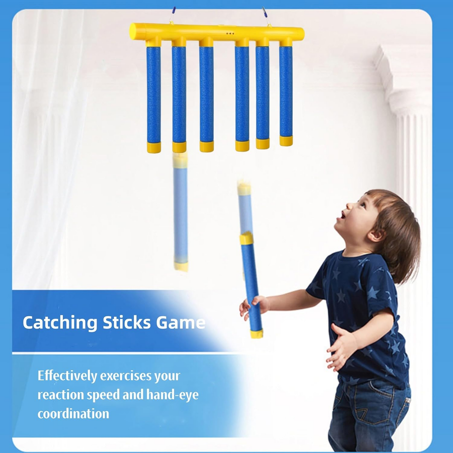 Catching stick toy -  Drop Stick Reflex Challenge Game - Medaid International