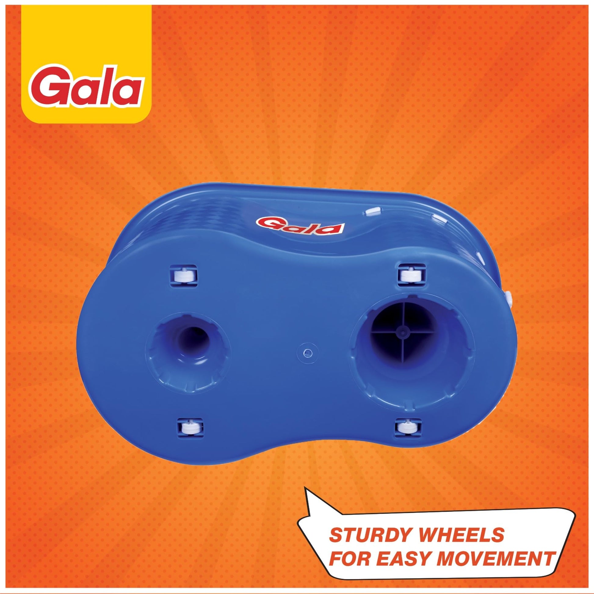 Gala Aqua Spin 151617 Mop (Aqua Blue And White, 4-Pieces) - Medaid International