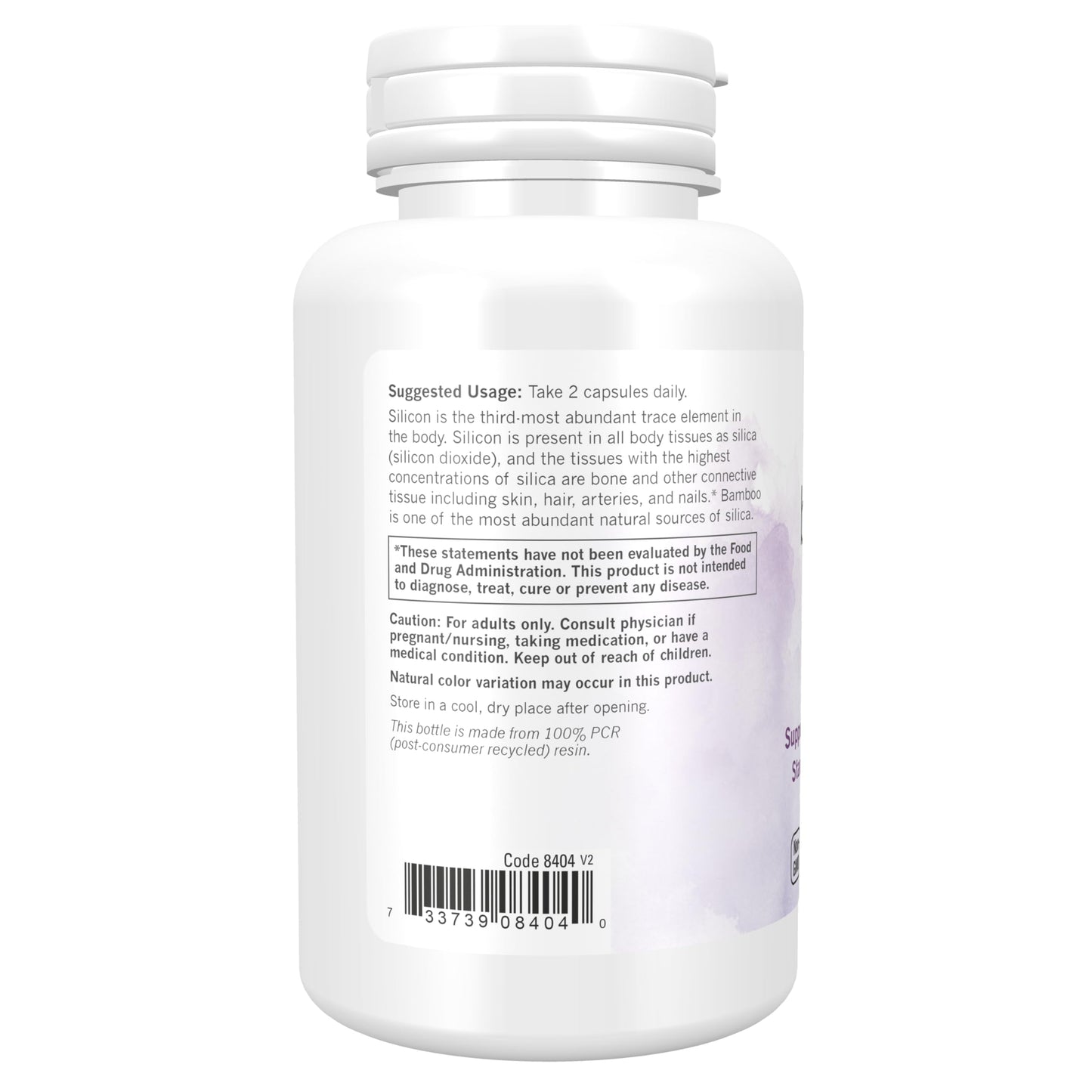 NOW Foods Solutions, Bamboo Silica Beauty, Support for Hair, Skin & Nails, Standardized to 70% Silica, 90 Veg Capsules - Medaid International
