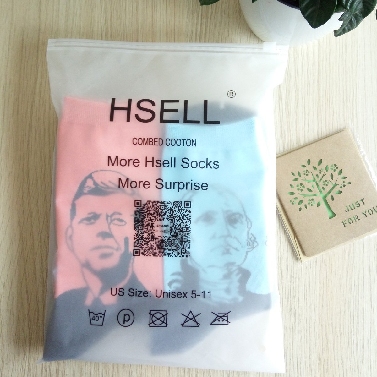 HSELL Mens Funny Presidents/Founding Father Pattern Dress Socks Novelty Design Cotton Socks Fun Gifts for History Lover - Medaid International