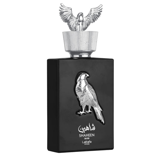 Lattafa Perfumes Shaheen Silver for Unisex Eau de Parfum Spray, 3.4 Ounce - Medaid International