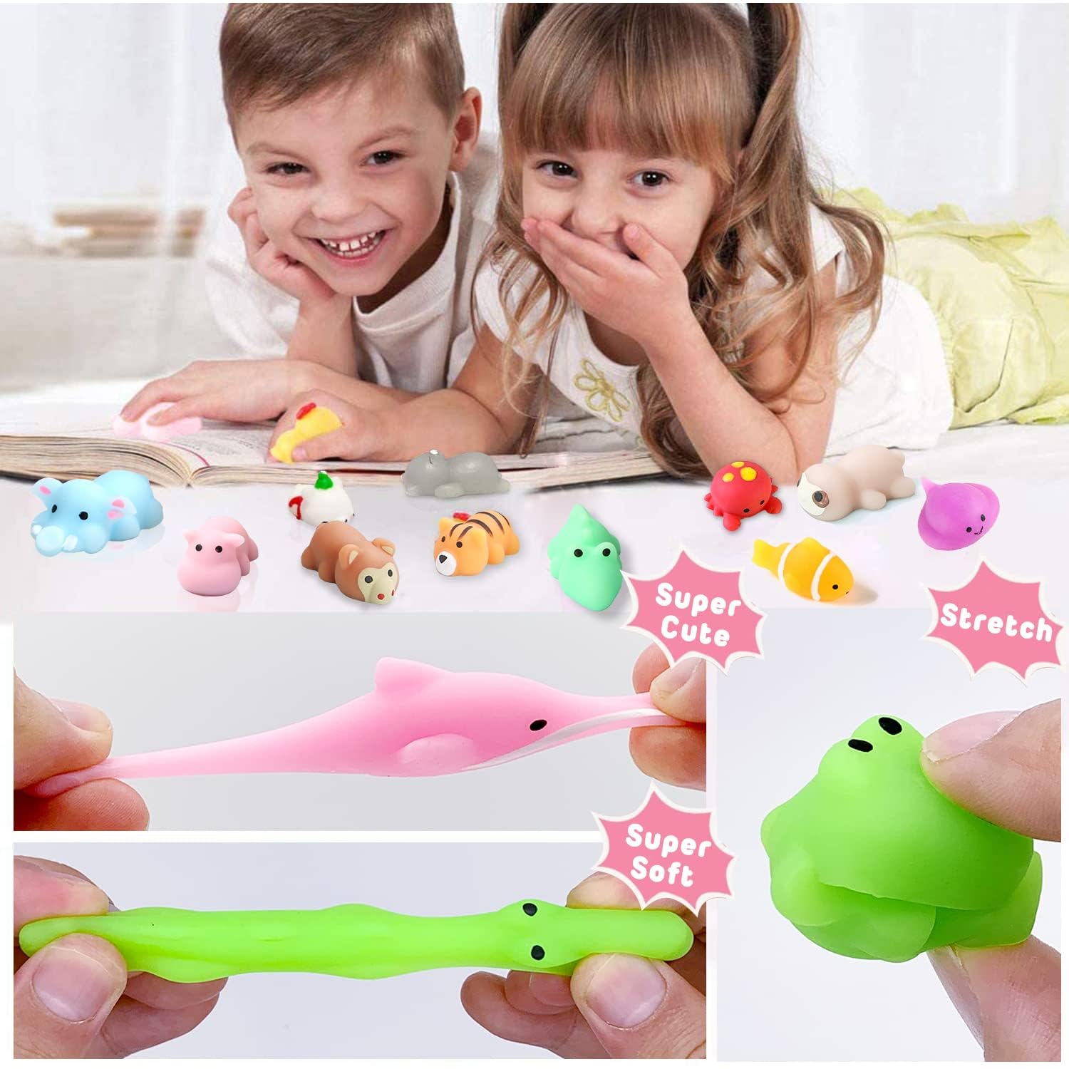 PANSHAN Mochi Squishies Advent Calendars 2025 Kawaii Christmas Countdown Toys Party Favors for Kids Gift for Christmas with 24pcs Different Cute Animal Toys for Girls Boys Xmas Countdown Calendar - Medaid International