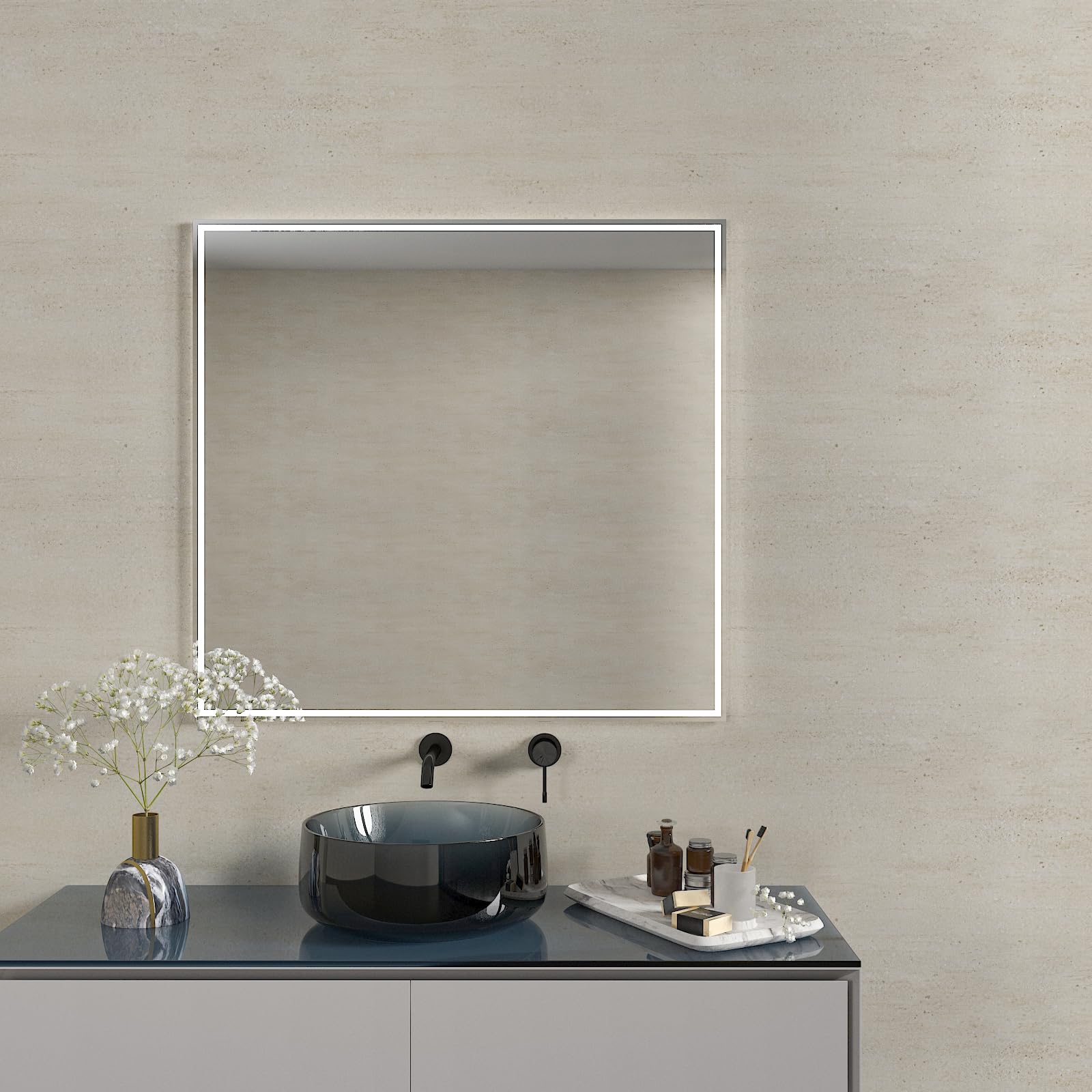 CHIHUT 12"x100" Matte Beige Marble Peel and Stick Wallpaper Waterproof Self Adhesive Marble Contact Paper for Countertops Granite Vinyl Wrap for Kitchen Cabinets Desk Counter Top Stick Paper - Medaid International