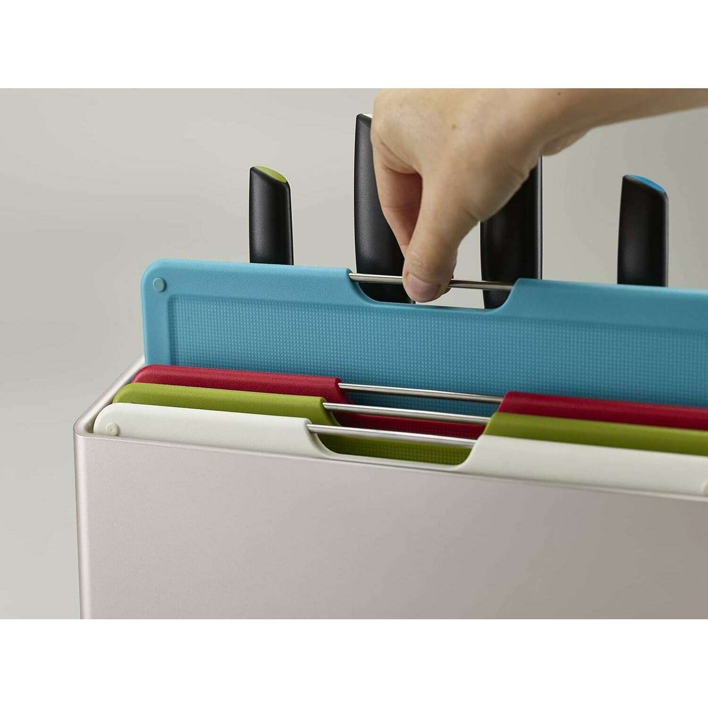 Folio Plus, 8-Piece Colour Coded Knife & Chopping Board Set - Medaid International