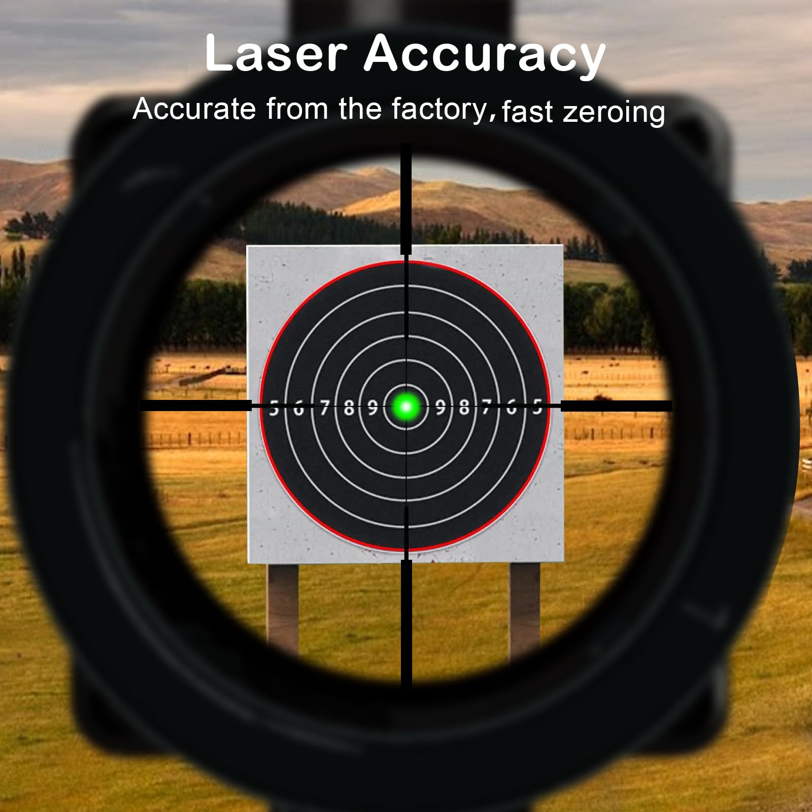 Bore Sight Laser Professional Green Laser Bore Sight Kit with 32 Adapters fit 0.17 to 12GA Calibers, Multiple Caliber Green Bright Bore Sighter Laser Powerful Support for All Gun, Rifle, Pistol - Medaid International