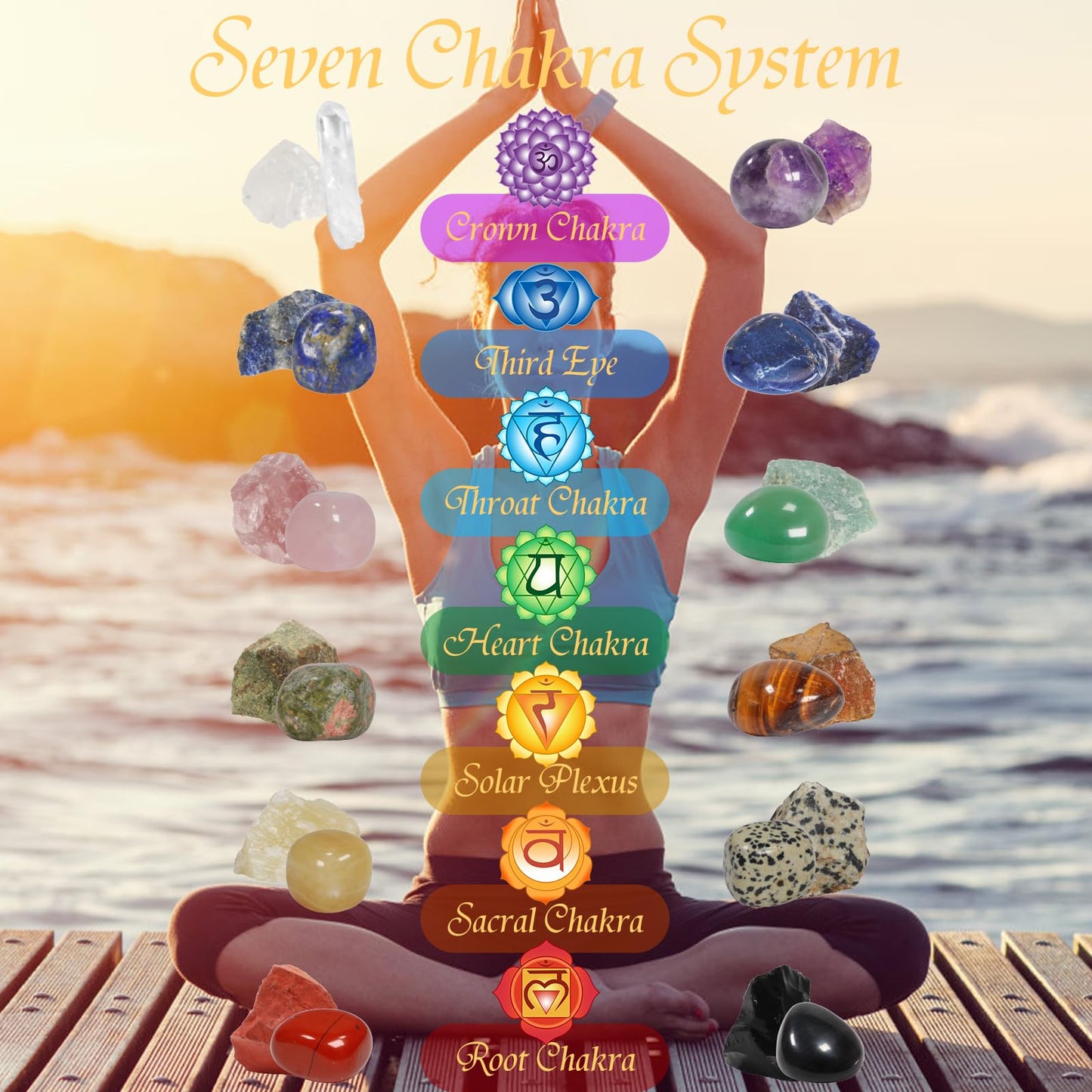 Pukamam Crystal Advent Calendar 2025 Adult Rock Healing Gemstone 24 Days Christmas Countdown calendar - Medaid International